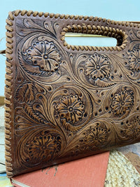 American Darling - Women's The Reid Tooled Leather Hand Bag