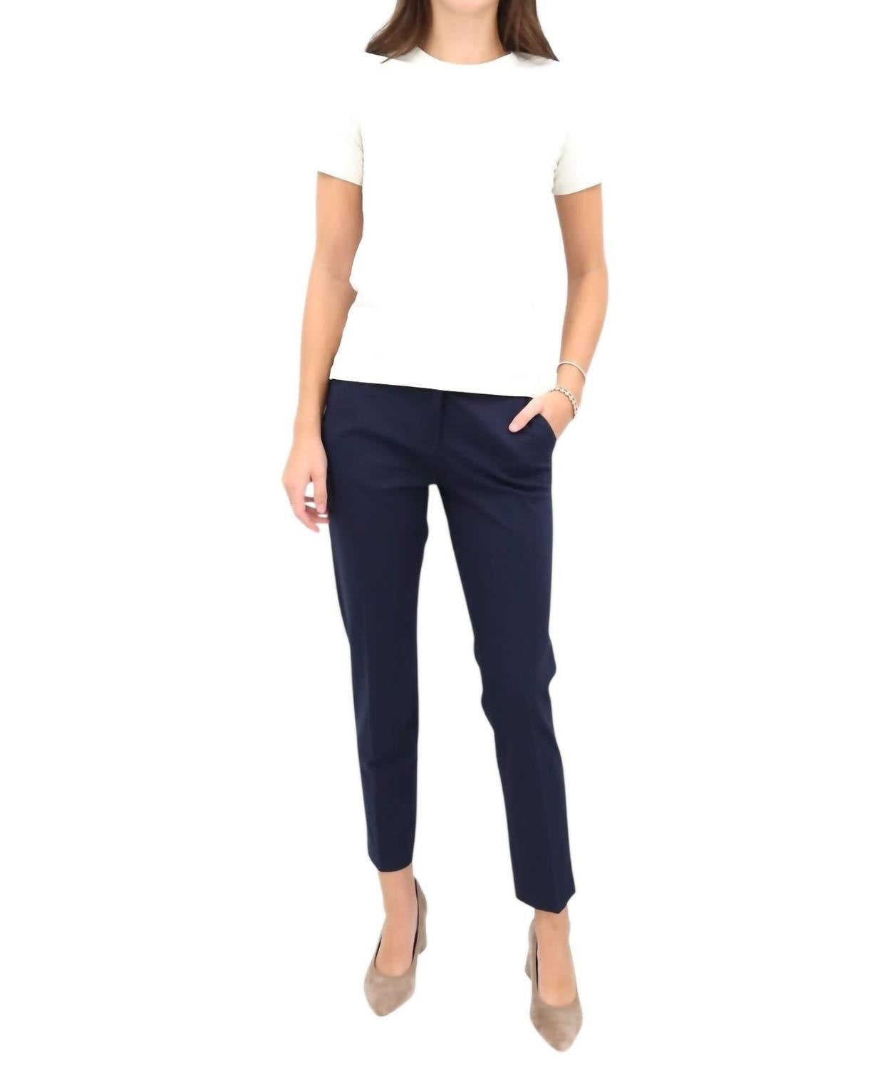 Brax Maron S Pant in navy - women's pants - alternate view