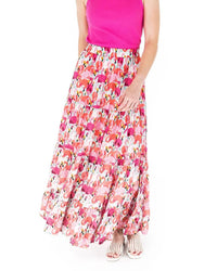 Briton Court - Garden Print Maxi Skirt