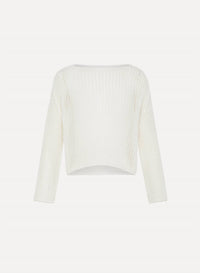 Forte Forte - Gummy Organic Cotton Blend Rib Knit Sweater