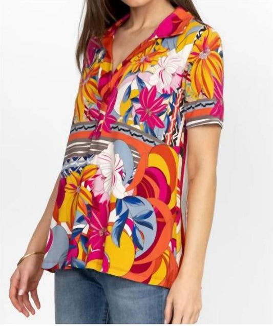Johnny Was - Rachel May Short Sleeve Swing Top