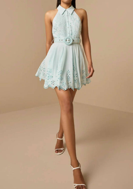 Hemant & Nandita - Adya Short Dress With Buckle Belt