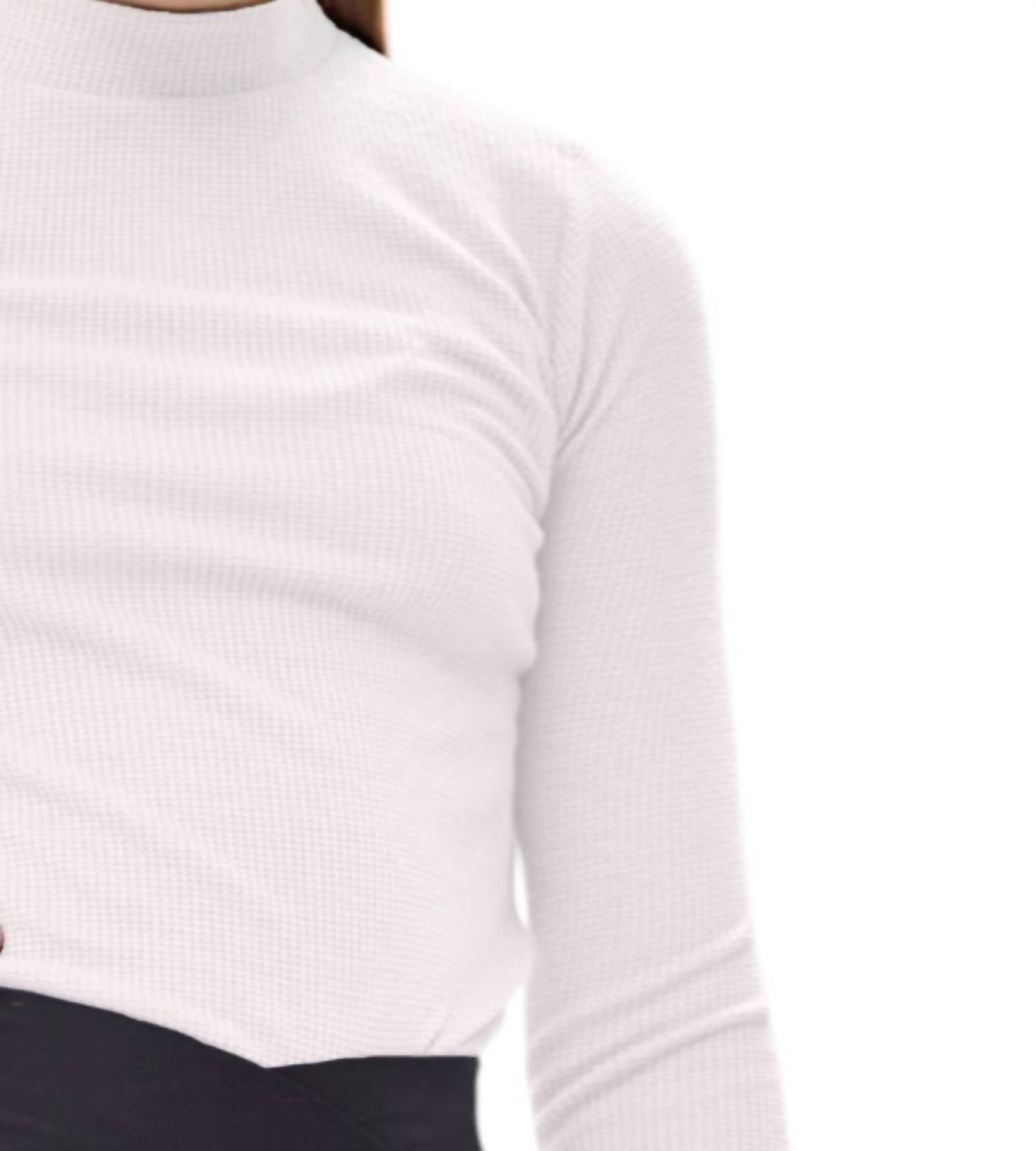 Good Girl - Belle Knit Mock Neck Top