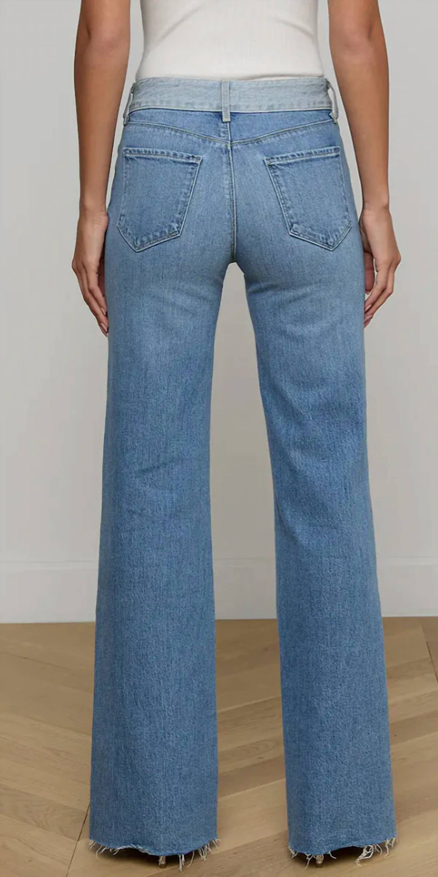 L'Agence - Louane Wide Leg Jean