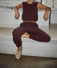 Gilli - Elastic Waist Drawstring Jogger Pants