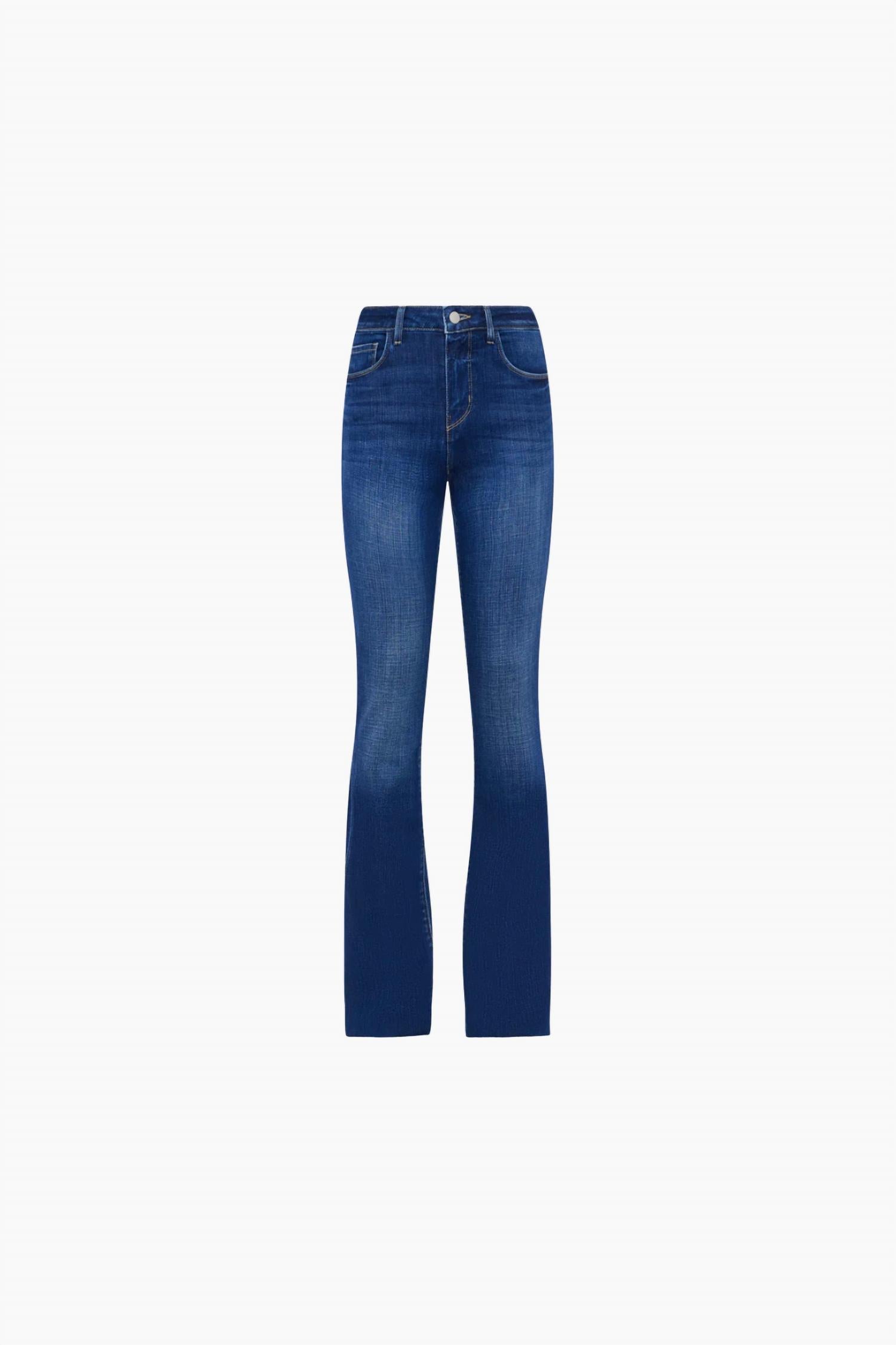 L'Agence - Ruth High Rise Straight Leg Jeans