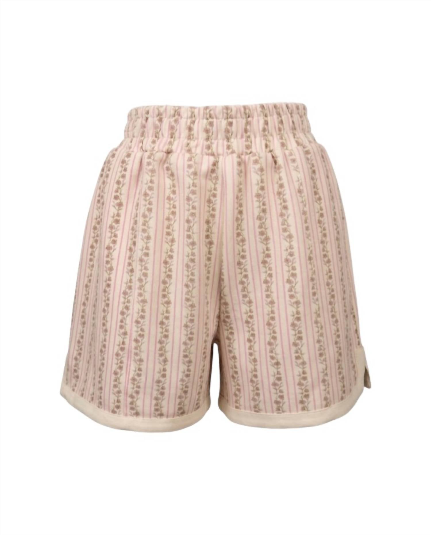 Simply Southern Women's Cozy Lounge Shorts in blush - women's shorts