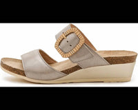 Naot - Women's Magic Luxe Titanium Leather Sandals