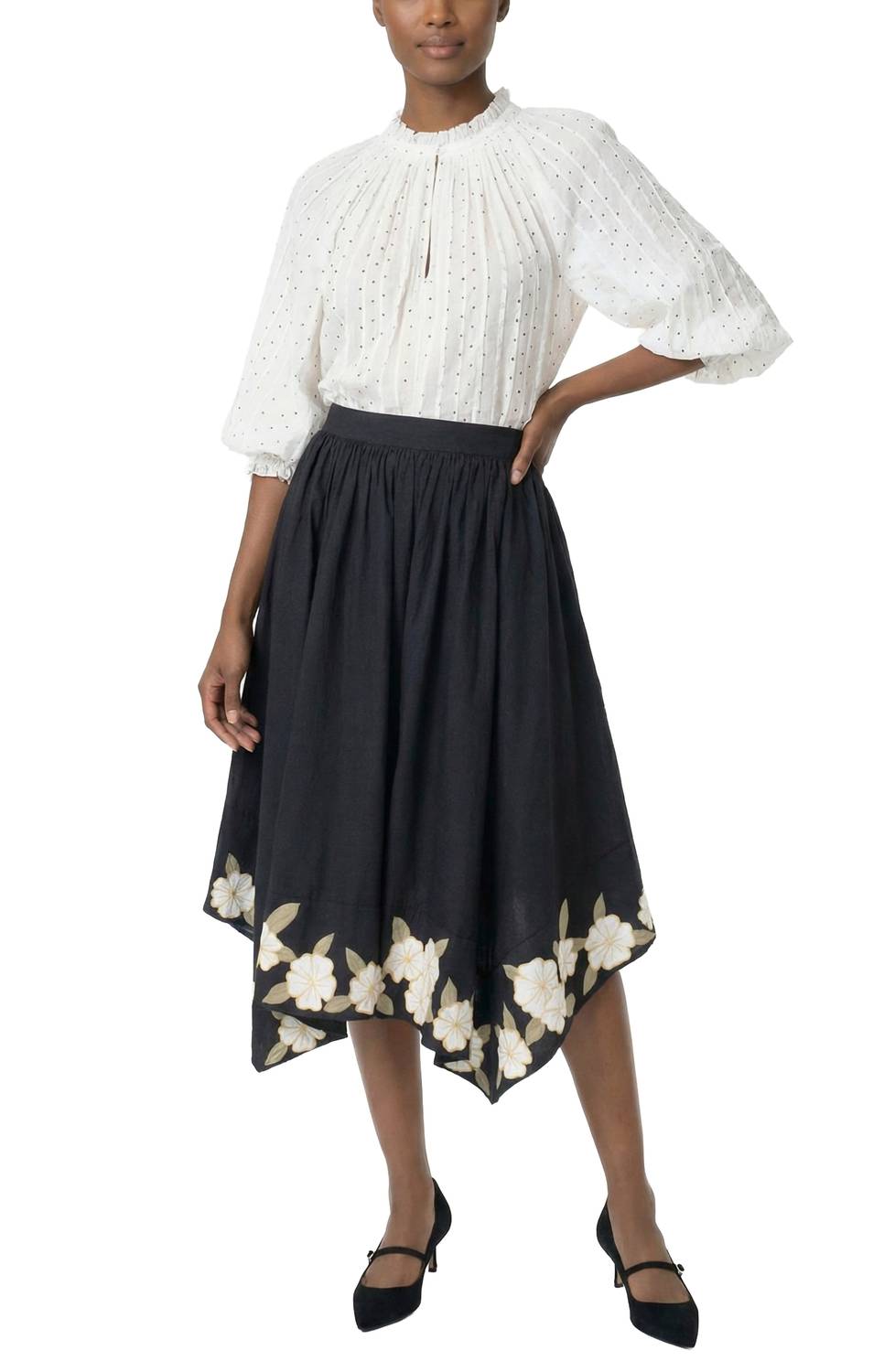 Area Stars Women's Maya Top in white - women's long sleeve top - view 4