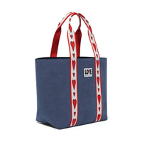 Brighton Women's Velveteen Love Tote Bag in multi - women's bag