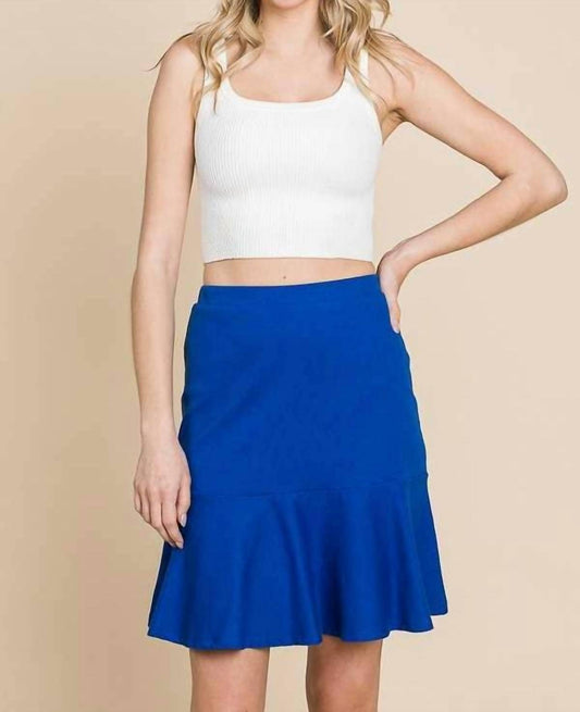 Culture Code - Cross Grain Mini Flare Skirt