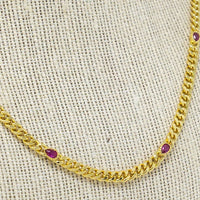 Mary Kathryn Designs - Dorthy Ruby Layering Chain