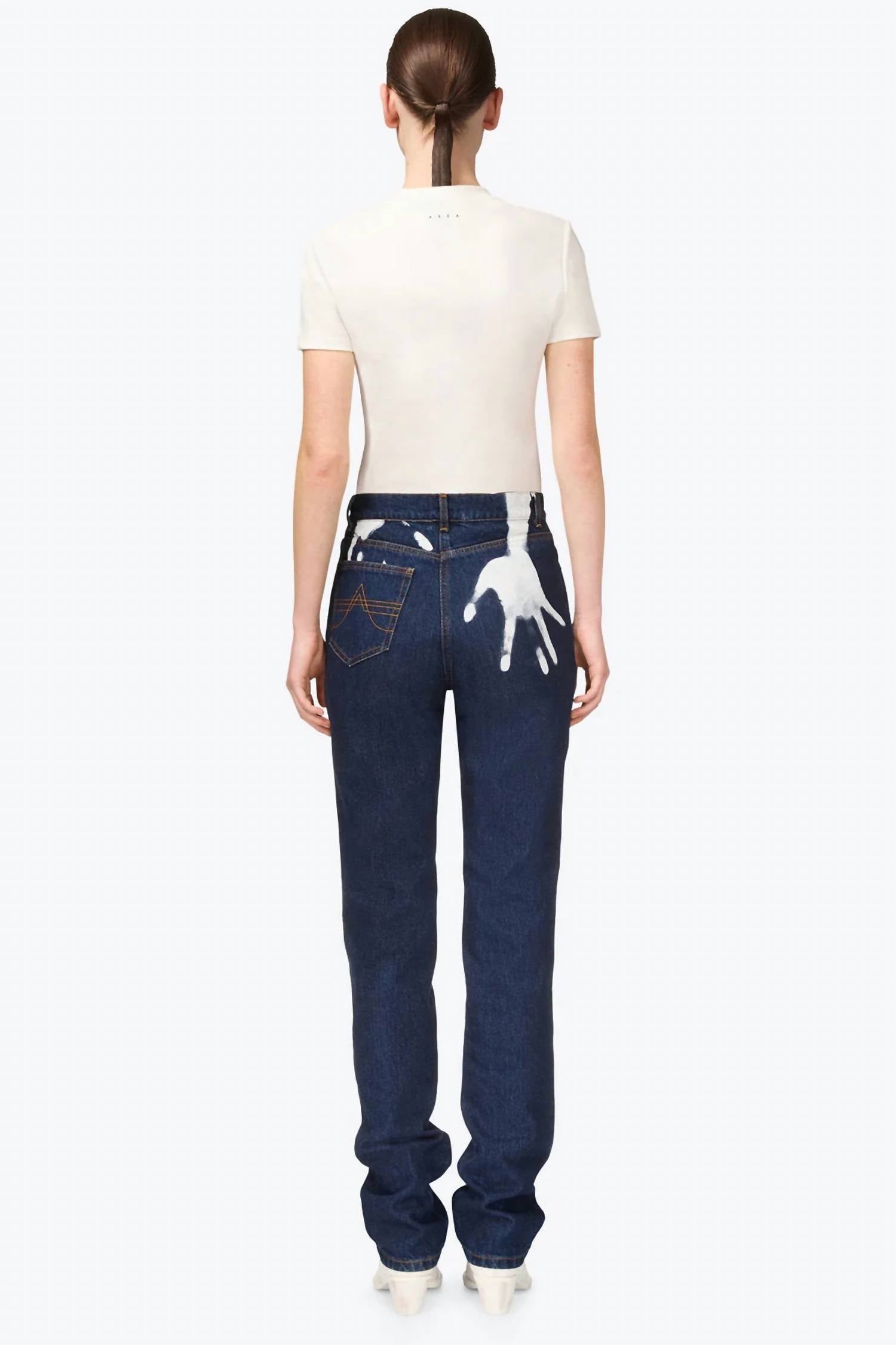 Area - Handprint Straight Leg Jean