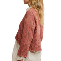 Free People - Charlotte Open Knit Sweater