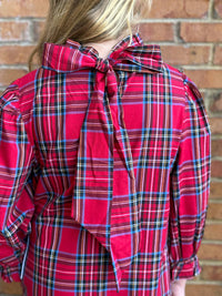 J.Marie - The Hollin Long Sleeve Bow Tween Dress