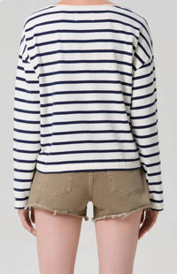 Citizens Of Humanity - Boat Neck Long Sleeve Tee