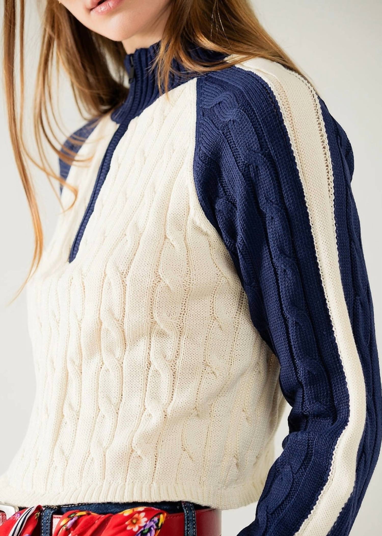 Q2 - Cameron Cable Knit Sweater