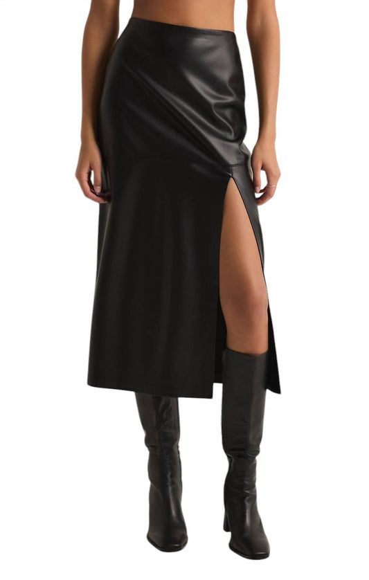 Z Supply - Womens Metropolitan Leather Skirt