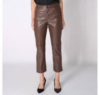 Astrid - Duet Peg Straight Leg Faux Leather Pant