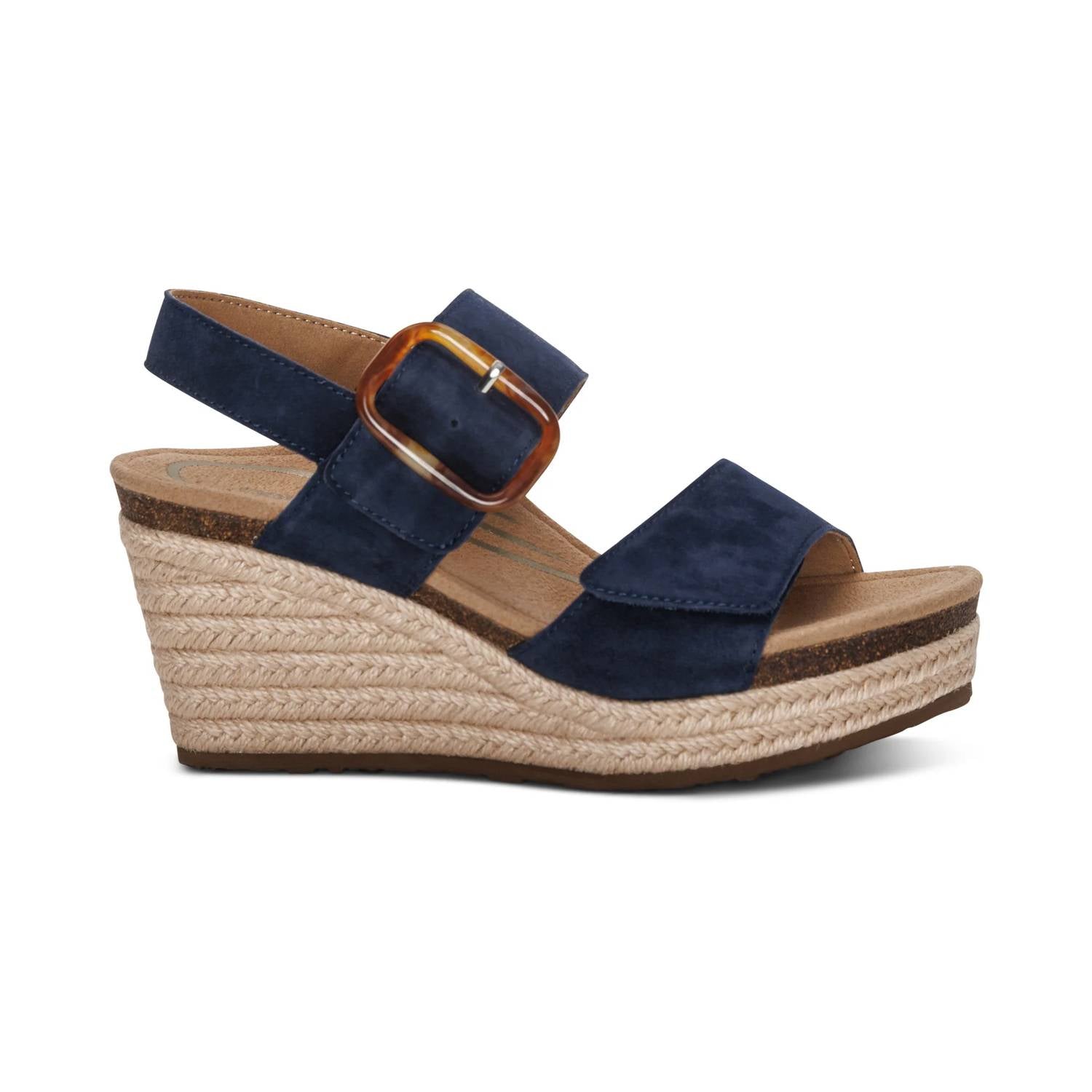 Aetrex - Women's Ashley Arch Support Wedged Sandal