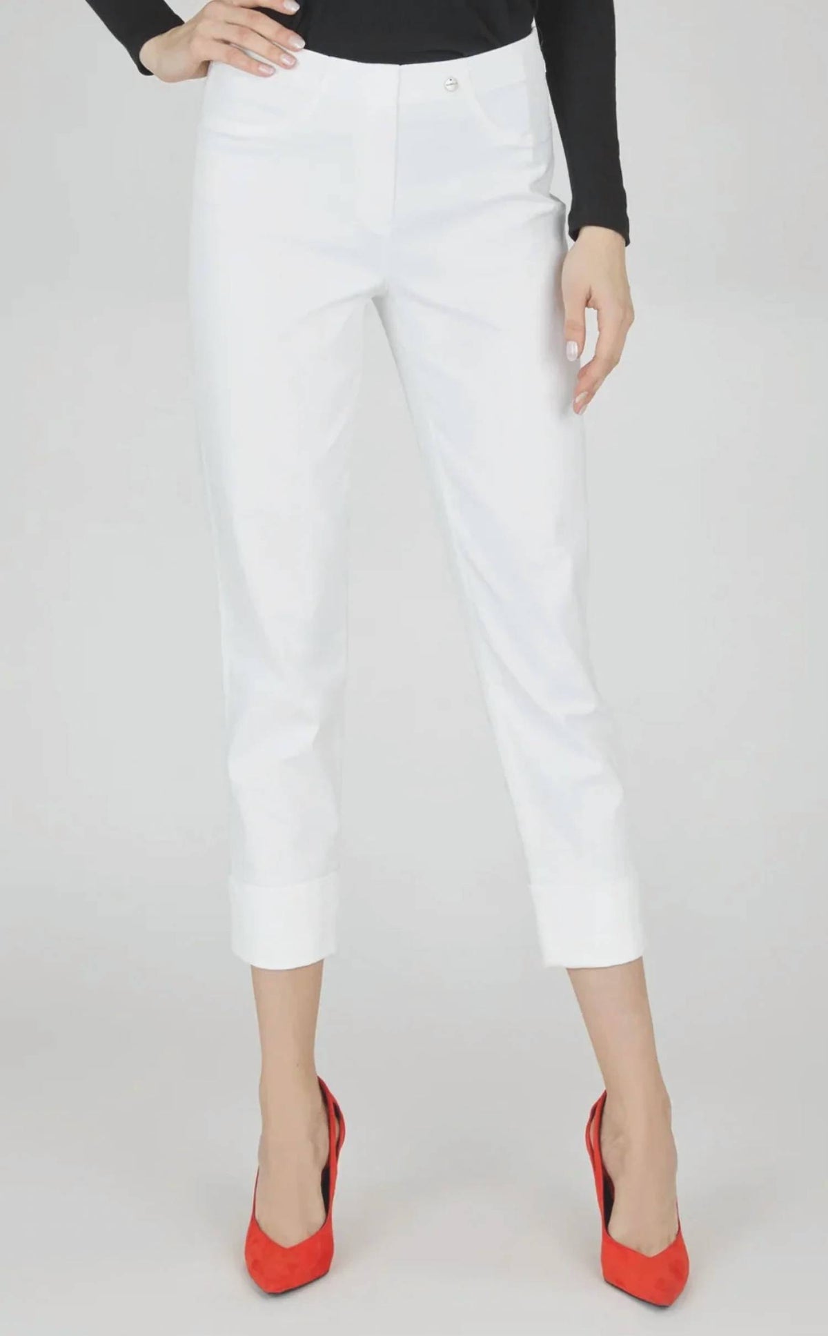 Robell - Denim 7/8 Length Trousers