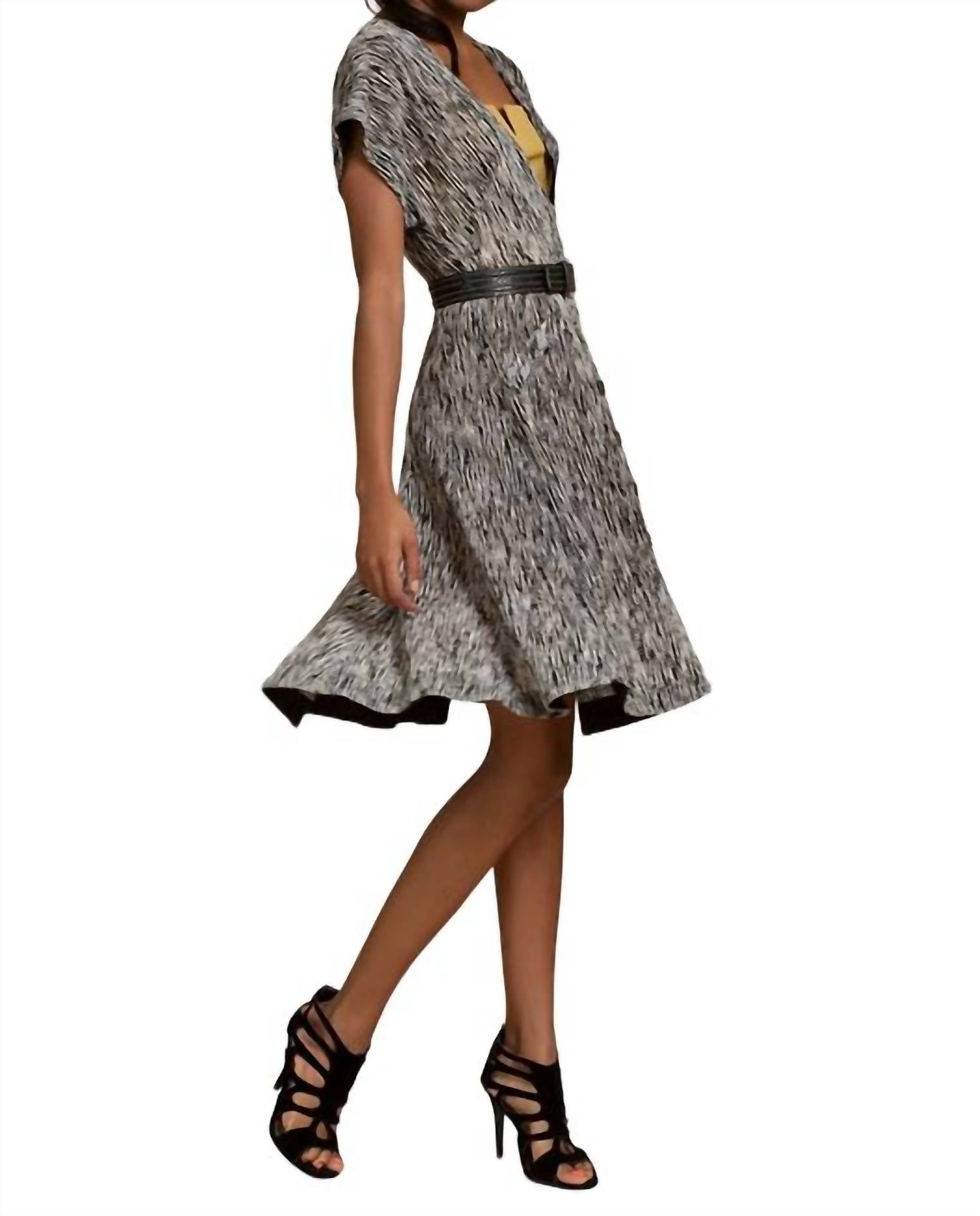 DOLMAN SLEEVE SWING DRESS