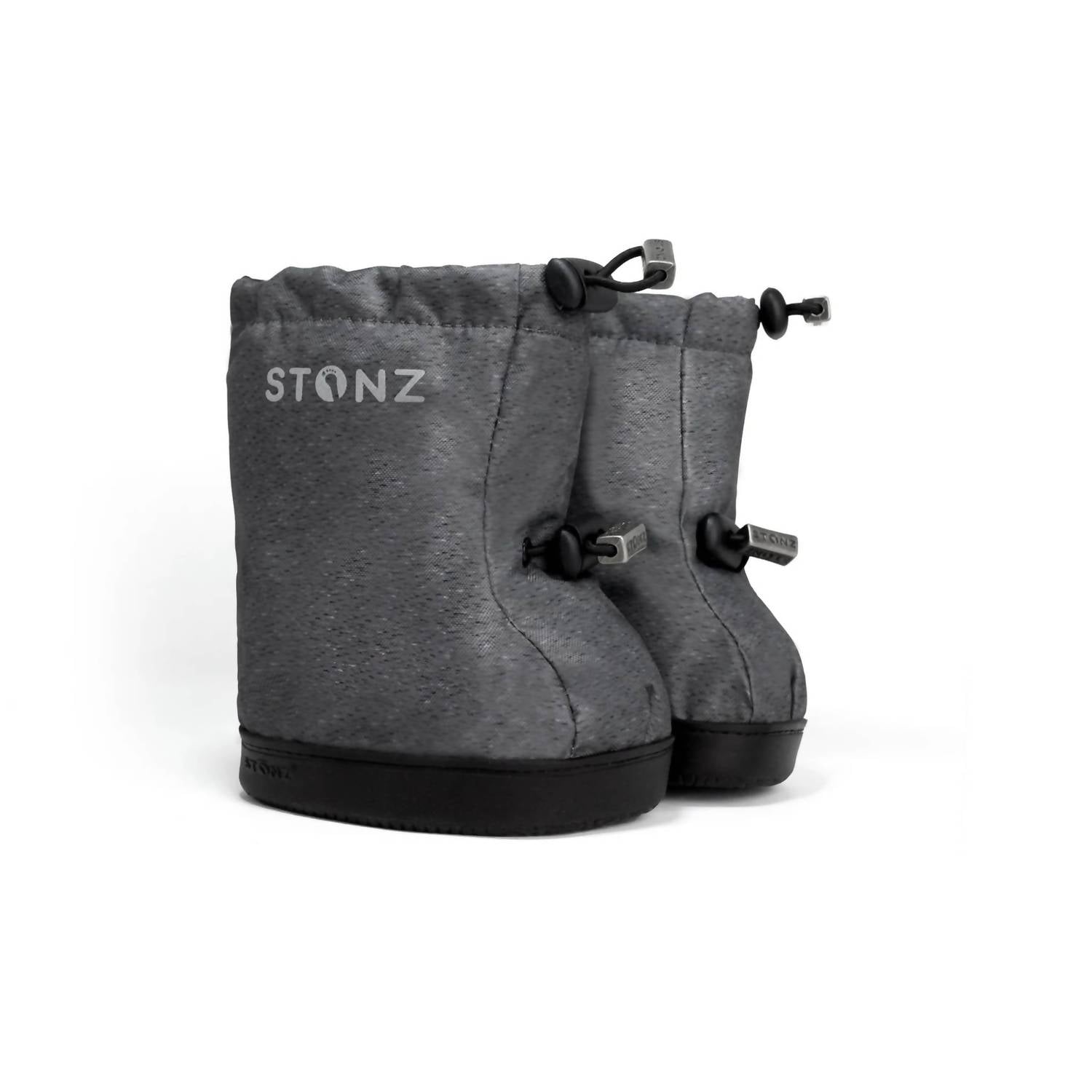 Stonz Girl's Puffer Toddler Boots in heather grey - kids' boots