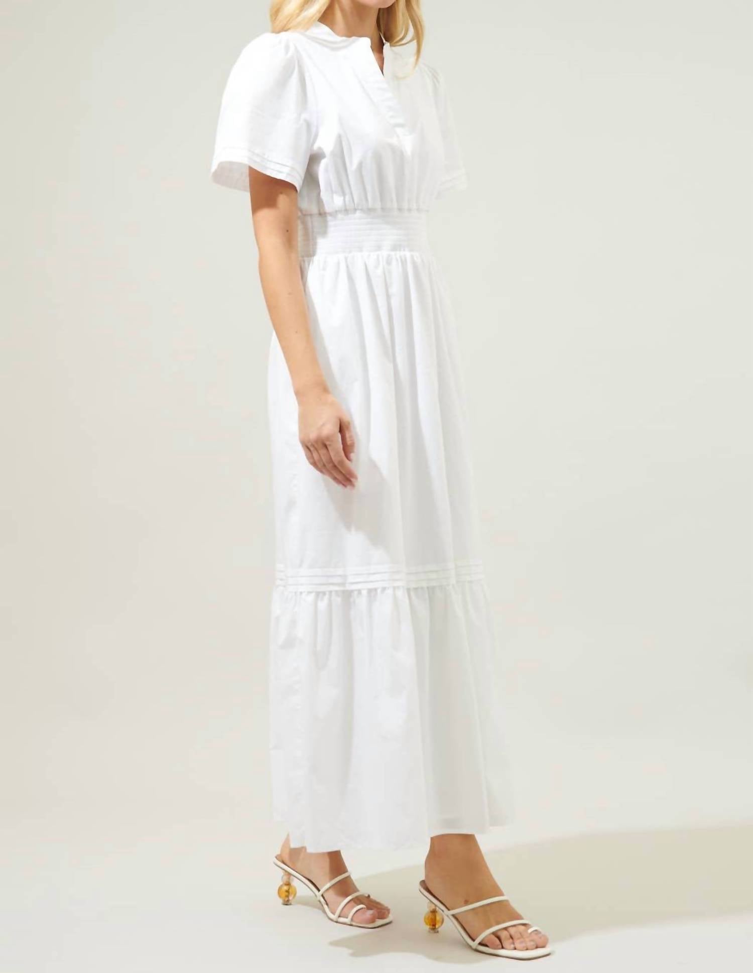 Sugarlips - Tamia Poplin Maxi Dress