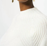 Joseph Ribkoff - Mock Neck Wool Blend Sweater Top