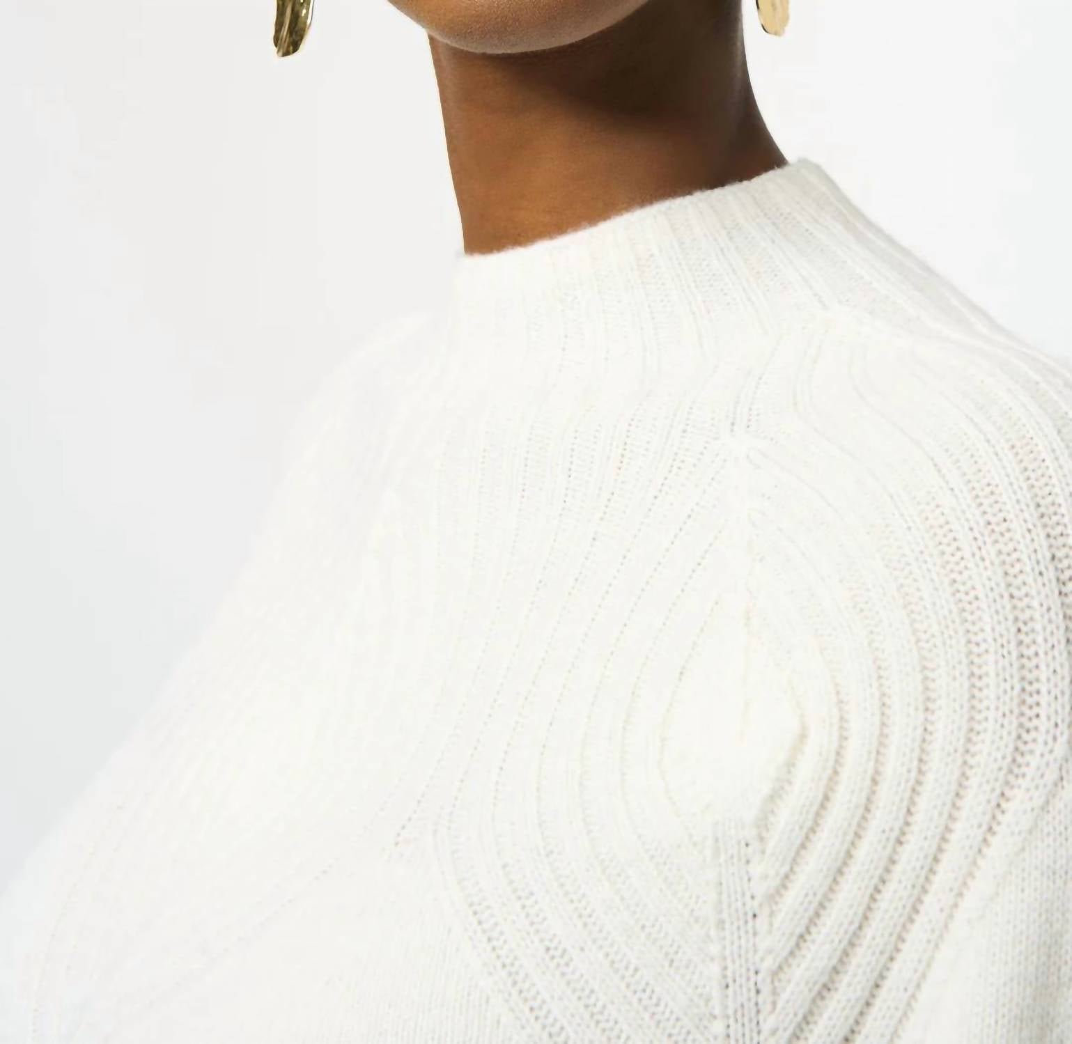 Joseph Ribkoff - Mock Neck Wool Blend Sweater Top