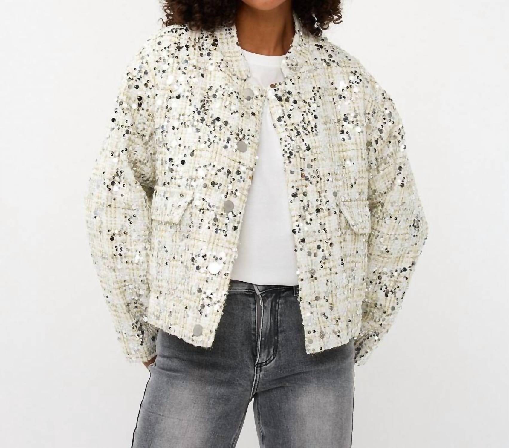 Esqualo - Sequine Bomber jacket