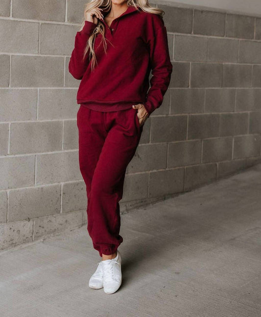 Ampersand Ave - Ampersand Avenue - Never Better Button Top: Wine