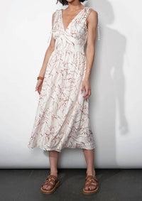Greylin - Sadie Tie Shoulder Midi Dress