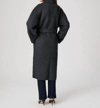 Paige - Connery Wool-blend Long Robe Coat