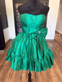 Sherri Hill - Women's Strapless Taffeta Cocktail Dress
