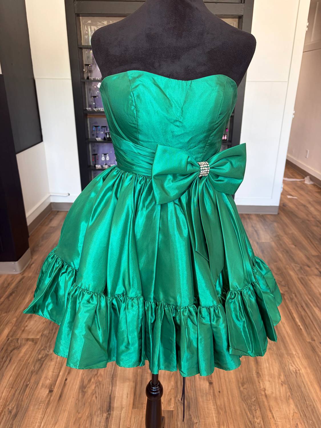 Sherri Hill - Women's Strapless Taffeta Cocktail Dress