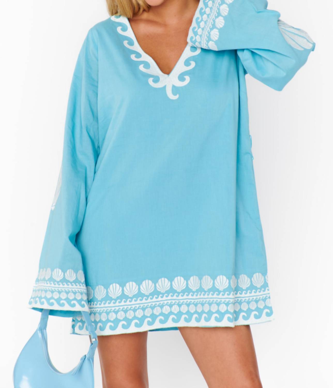 Show Me Your Mumu - Malia Bell Sleeves Mini Dress