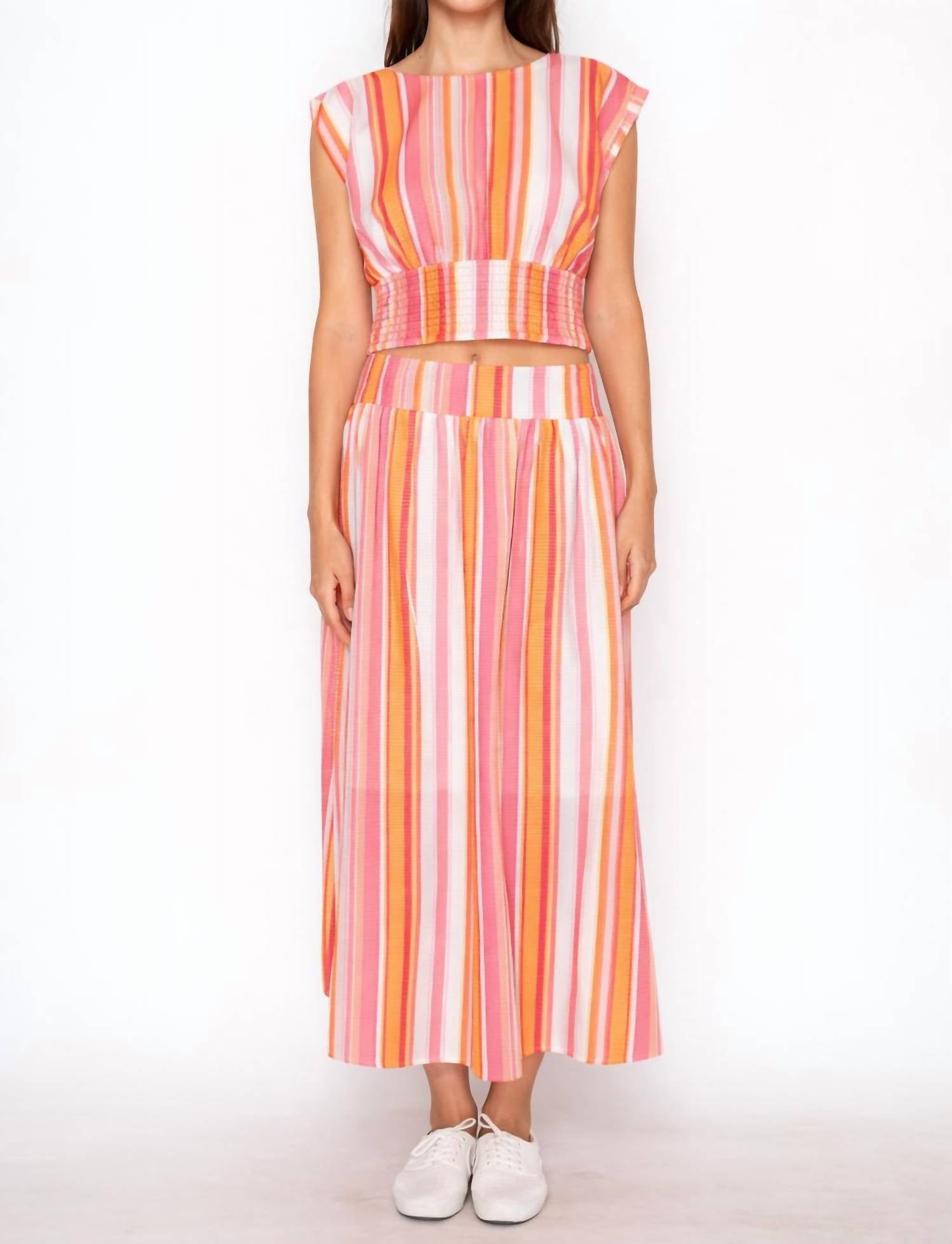 Meet Me In Santorini - Sirocco Stripe Set
