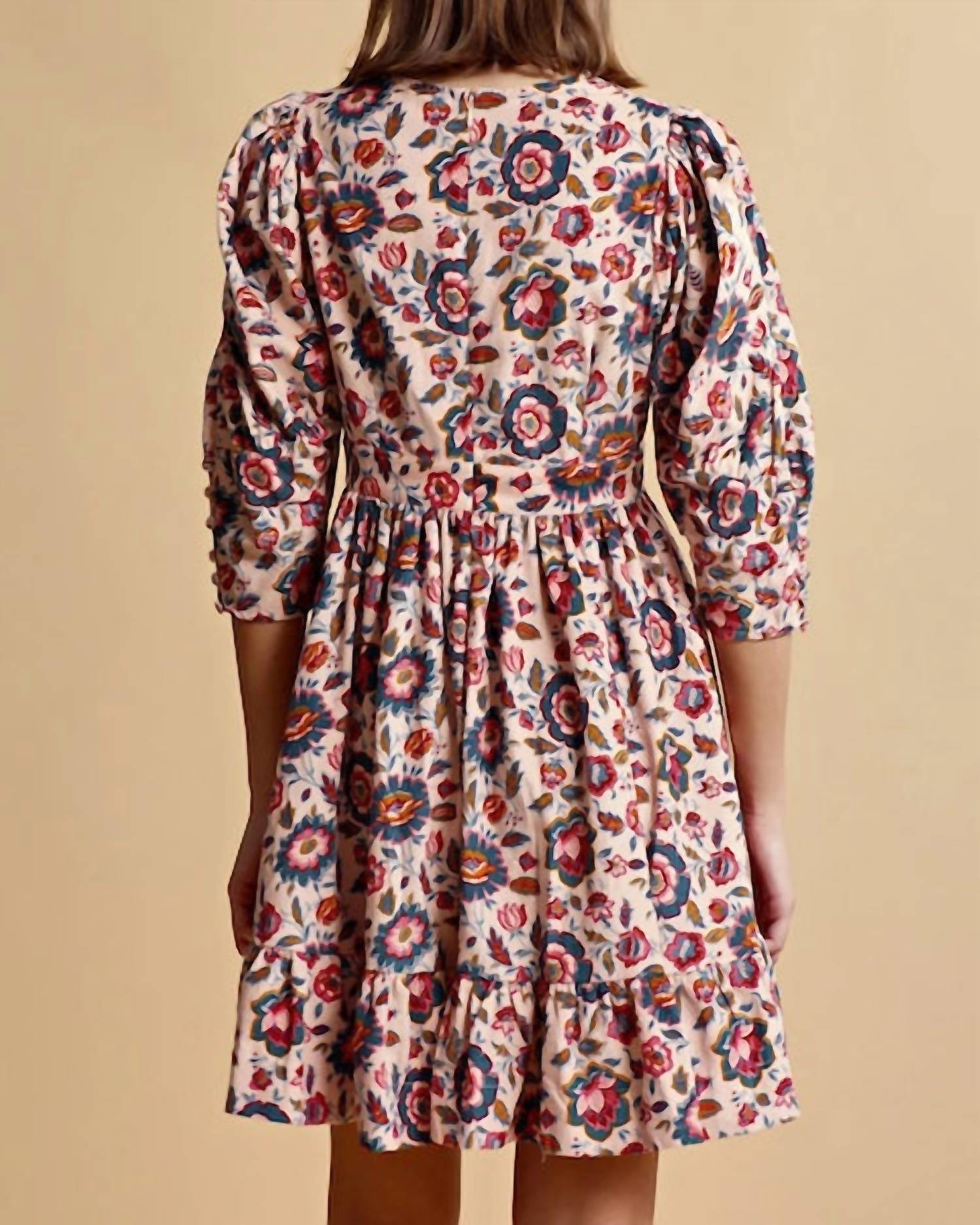 Bytimo - Baby Cord V-neck Dress