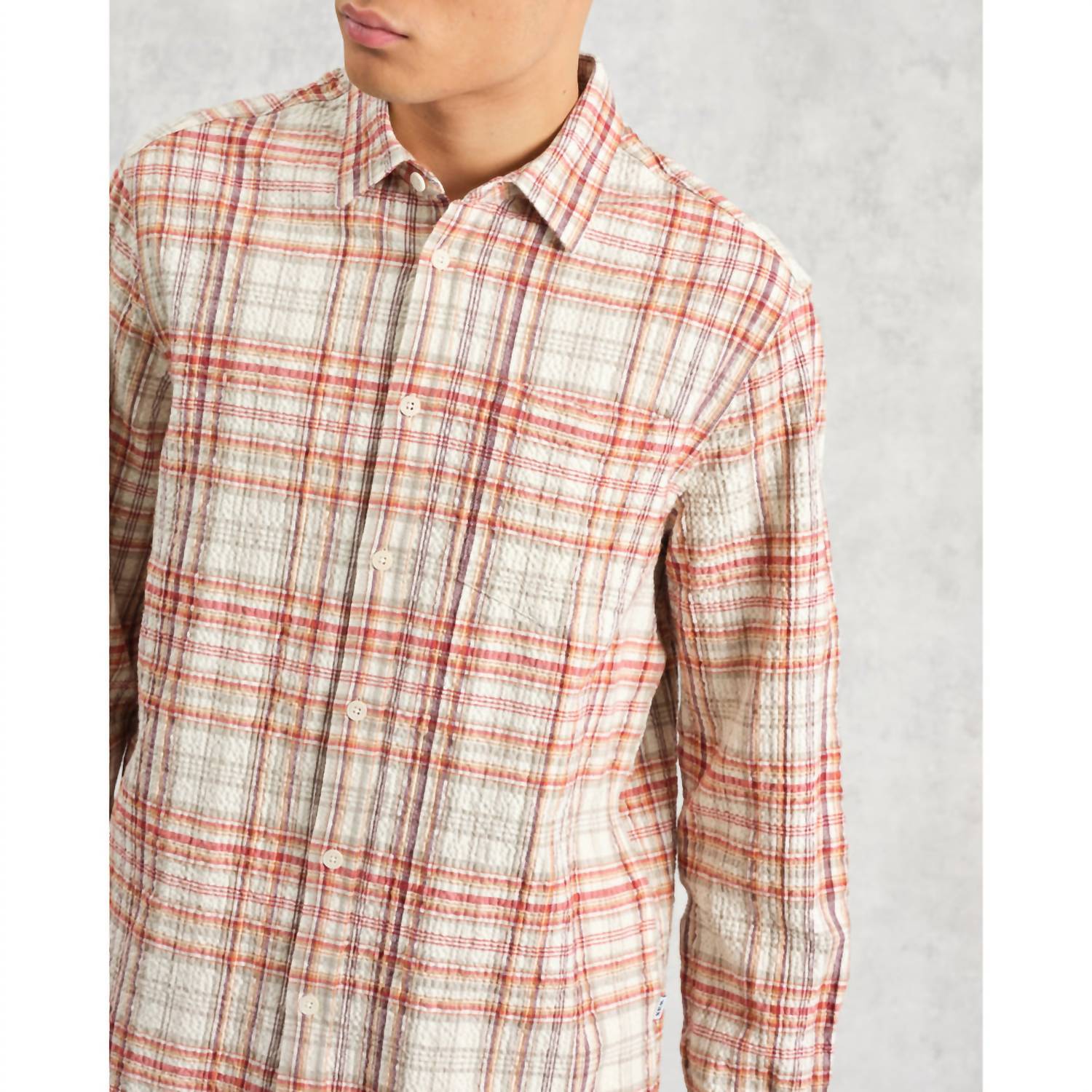 Wax London - Shelly Seersucker Flannel Shirt
