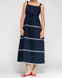 Vilagallo - Poplin Sleeveless Midi Dress