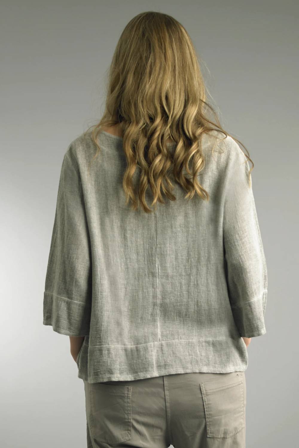 Tempo Paris - V-neck Linen Top