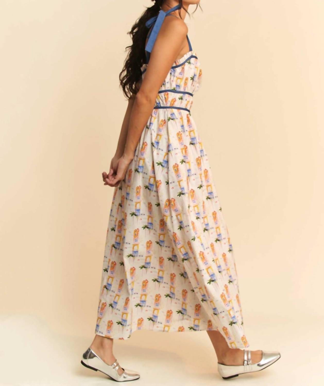 Davi & Dani - Sleeveless Maxi Sundress