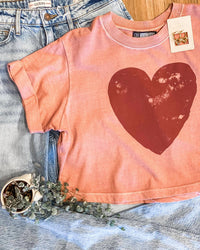 Girl Dangerous - Vintage Cropped Heart Tee