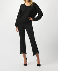 Joseph Ribkoff - Wool Blend V-neck Boxy Sweater