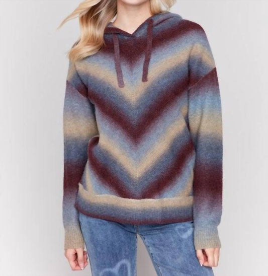 Charlie B - Space Dye Hooded Sweater