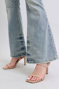 Judy Blue - Pin Tac Detail Flare Jeans