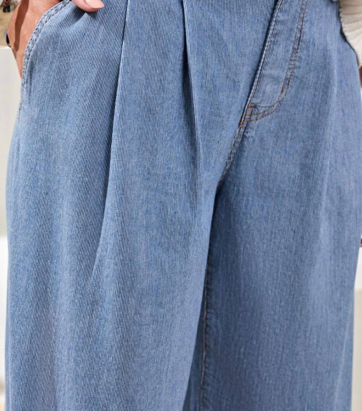 Tribal - Audrey Pleated Wide Leg Pants