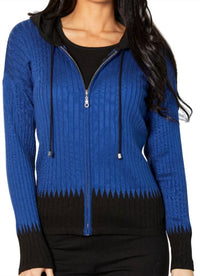 Angel Apparel - Zip Hoodie Ribbed Cardigan