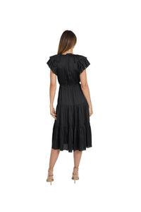 Love Token - Pamela Ruffle Trim Midi Dress